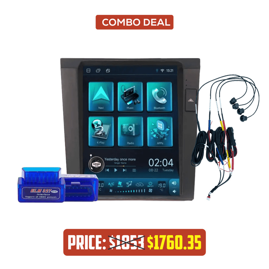 Combo Deal Holden VE Series I 11″ Stereo with 360 Cam & OBD