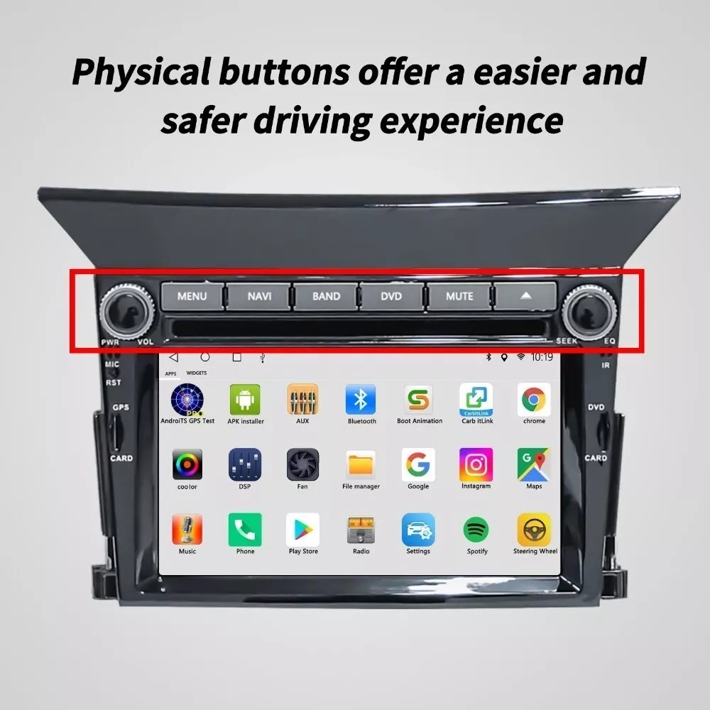 For Honda Pilot 6.2″ Android 13 Car Radio Stereo BT SWC GPS Navi Carplay Display