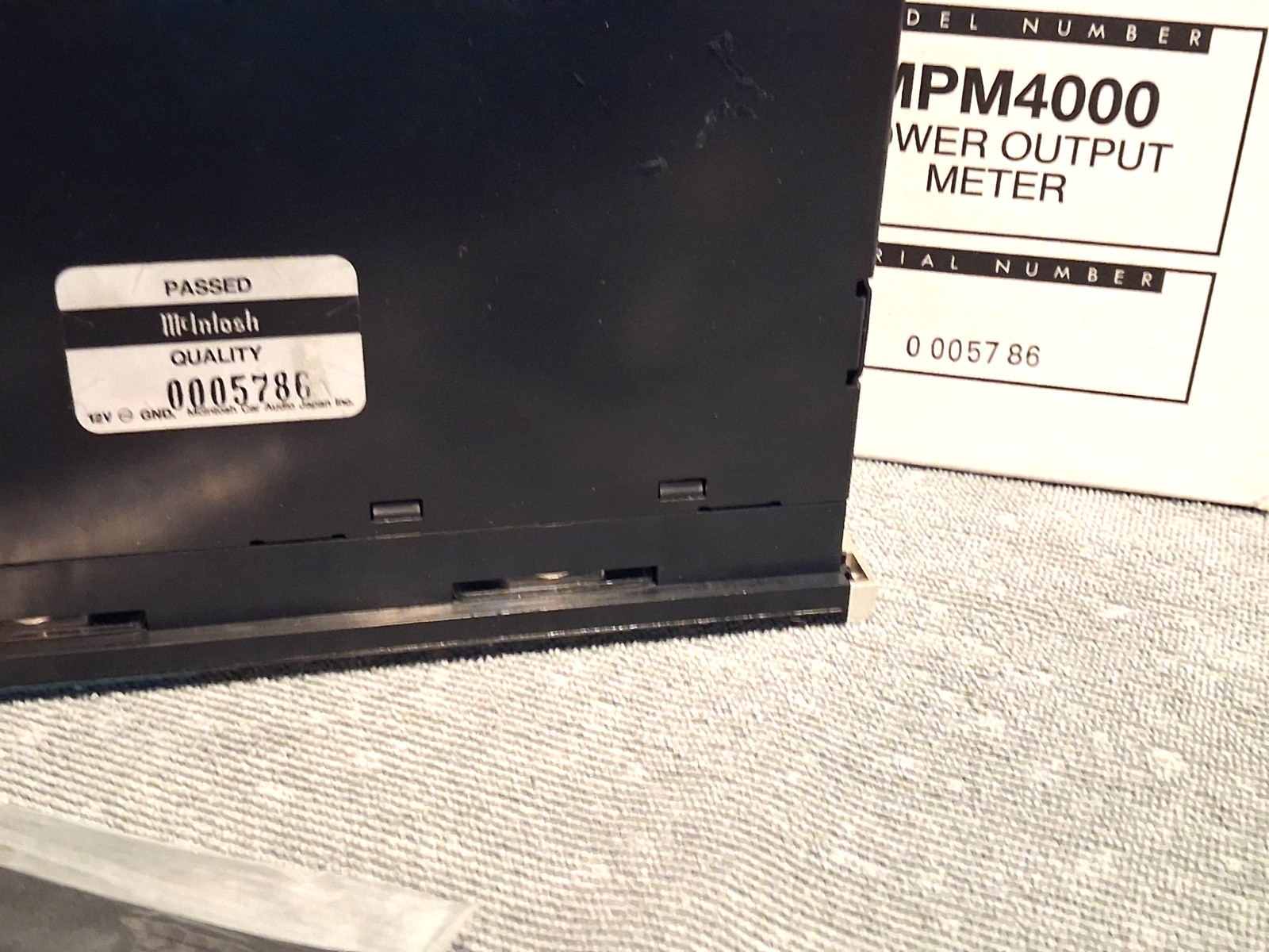 MINT IN BOX OLD SCHOOL MCINTOSH MPM4000 METER TRIM PIECES BRACKETS LAST ONE!