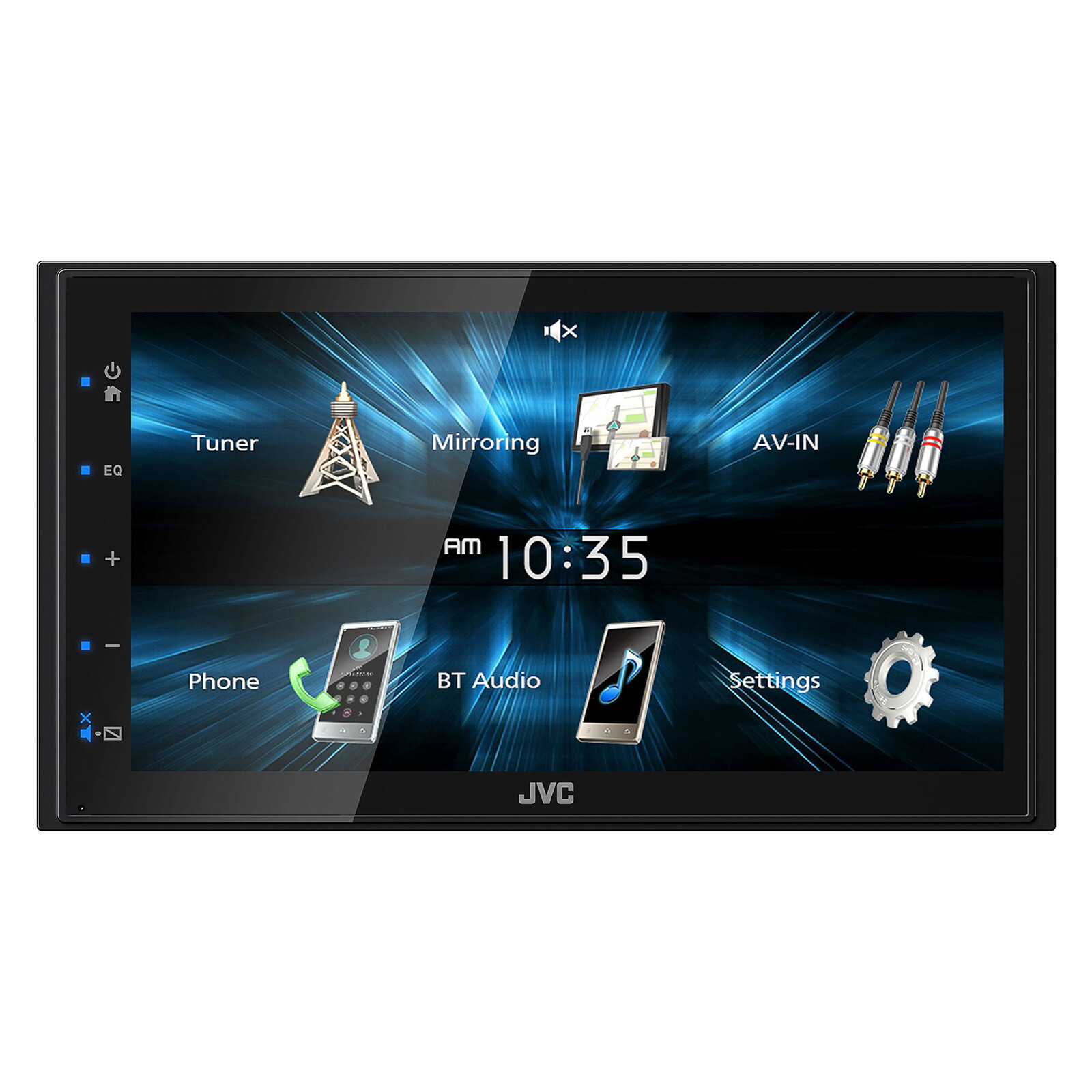 JVC KWM150BT 6.8″ Touchscreen Digital Media Bluetooth USB AM/FM Stereo Receiver