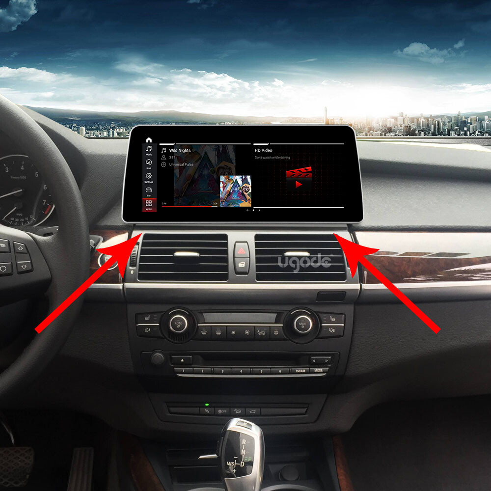 Ugode Frame Base Stand Bracket for 12.3inch for BMW X5 E70 CIC Android Screen
