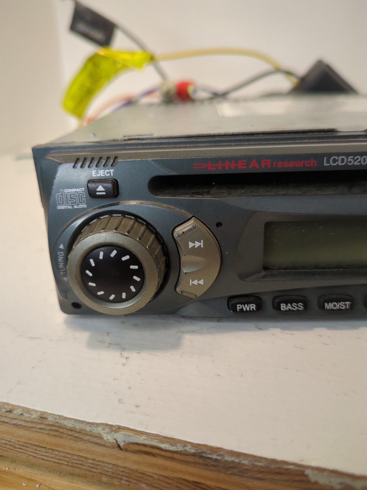 *Untested* Linear Research LCD520 Recoton Mobile CD Player Car Boat Radio Stereo