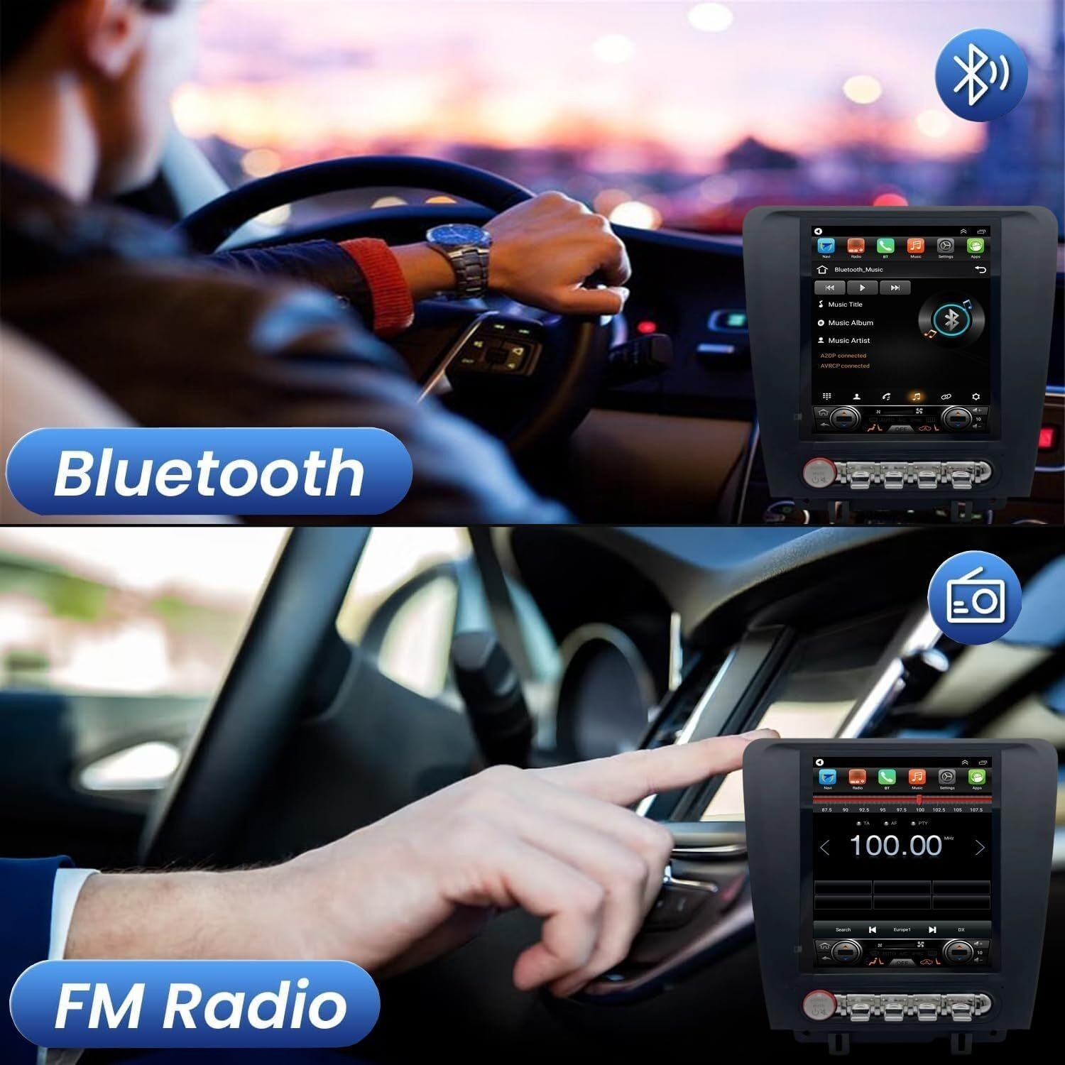 9.7″ Android Car Radio Stereo GPS Navigation Screen For Ford Mustang 2010-2014