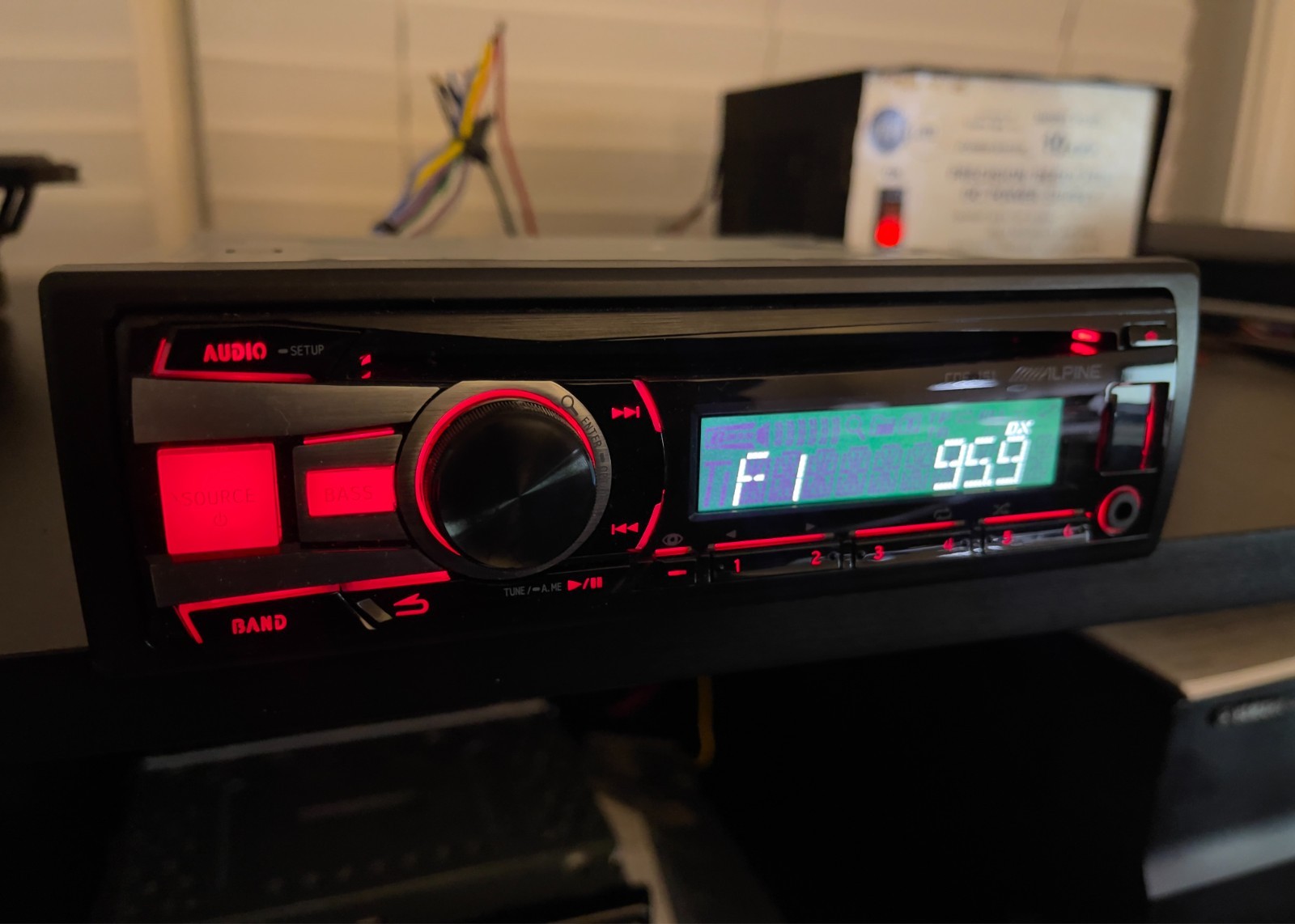Alpine cde-151 in dash am/fm/cd player – Din Cd Player – All Parts