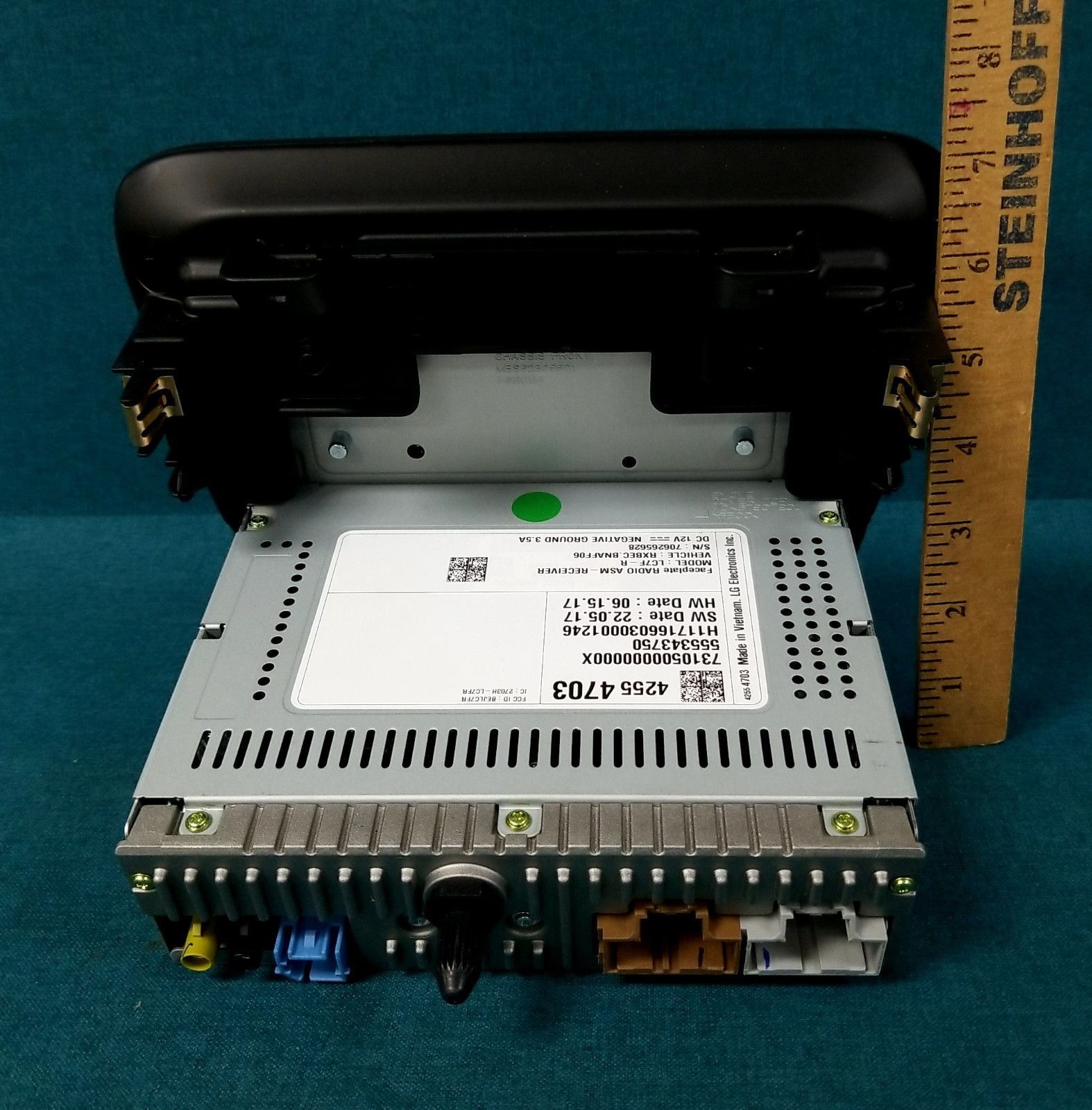 CHEVROLET Malibu Radio Control Faceplate Module UNTESTED LC7F-R42554703