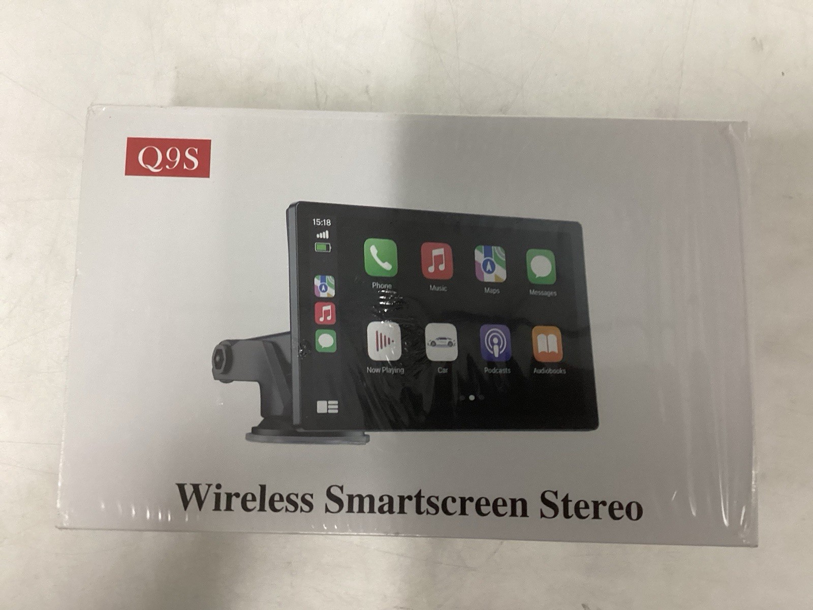 Hauxiy Wireless Smart Screen Stereo w/ Built In Bluetooth Model Q9S