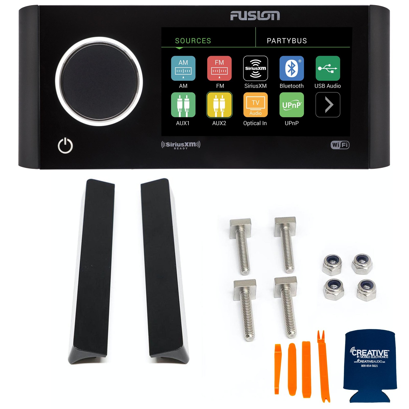 Fusion MS-RA770 Marine Radio System with MS-RA770FMK Front Kit for APOLLO RA770