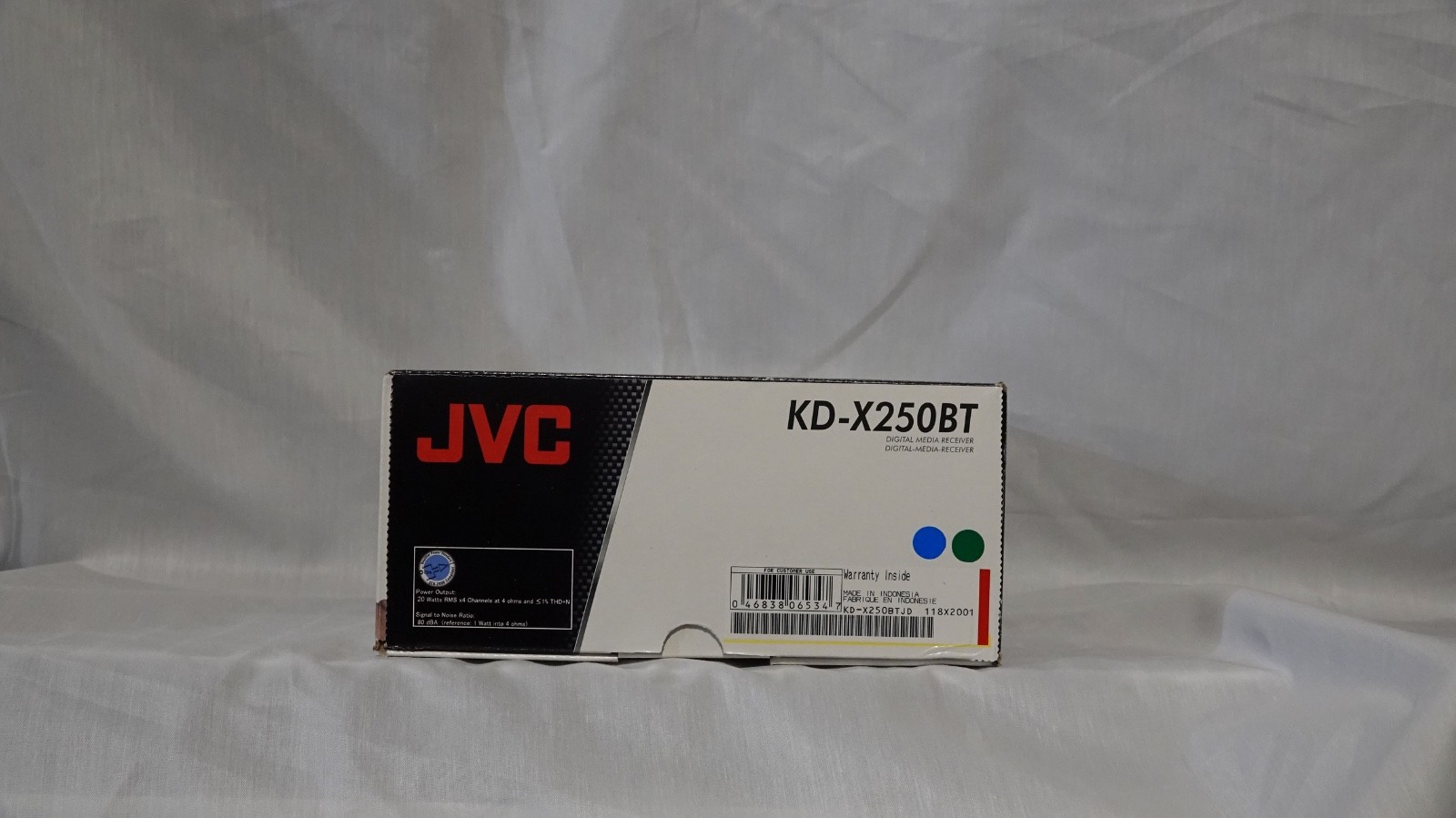 JVC KD-X250BT Digital Media Receiver featuring Bluetooth CAR RADIO