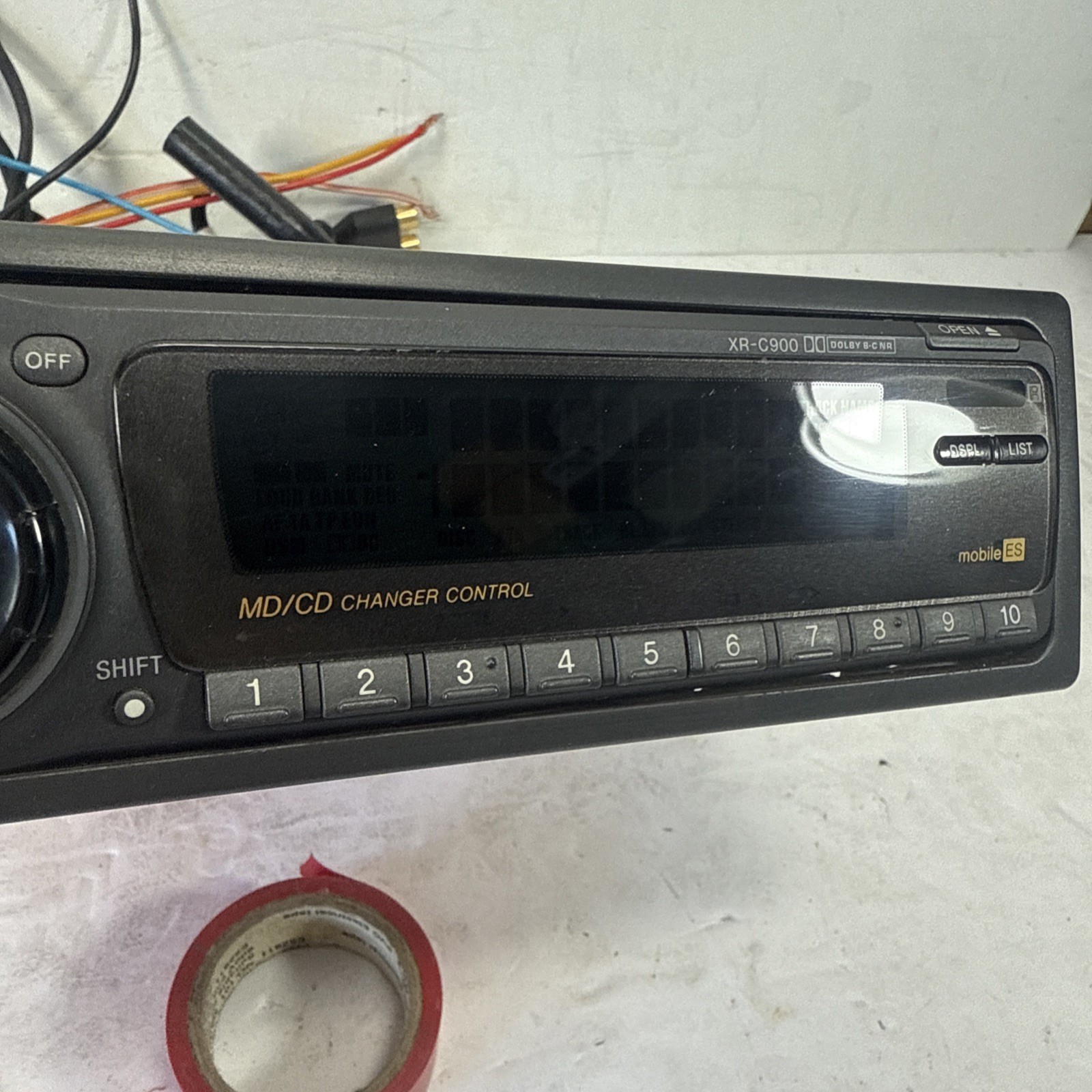 (FOR PARTS) SONY XR-C900 FM/AM Cassette Old School Copper Chassis Head Unit
