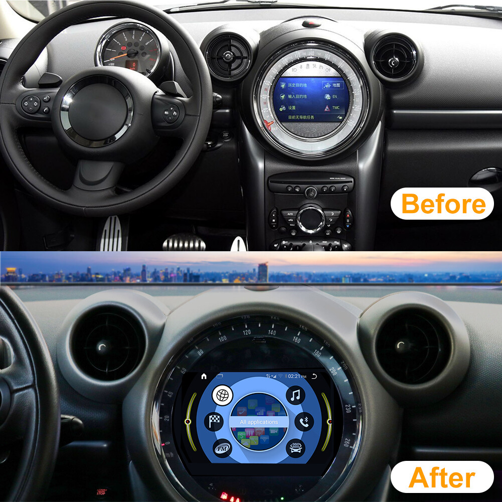 7″Car Stereo Radio for BMW Mini Cooper R60 2011-2016 Android Auto Carplay GPS BT