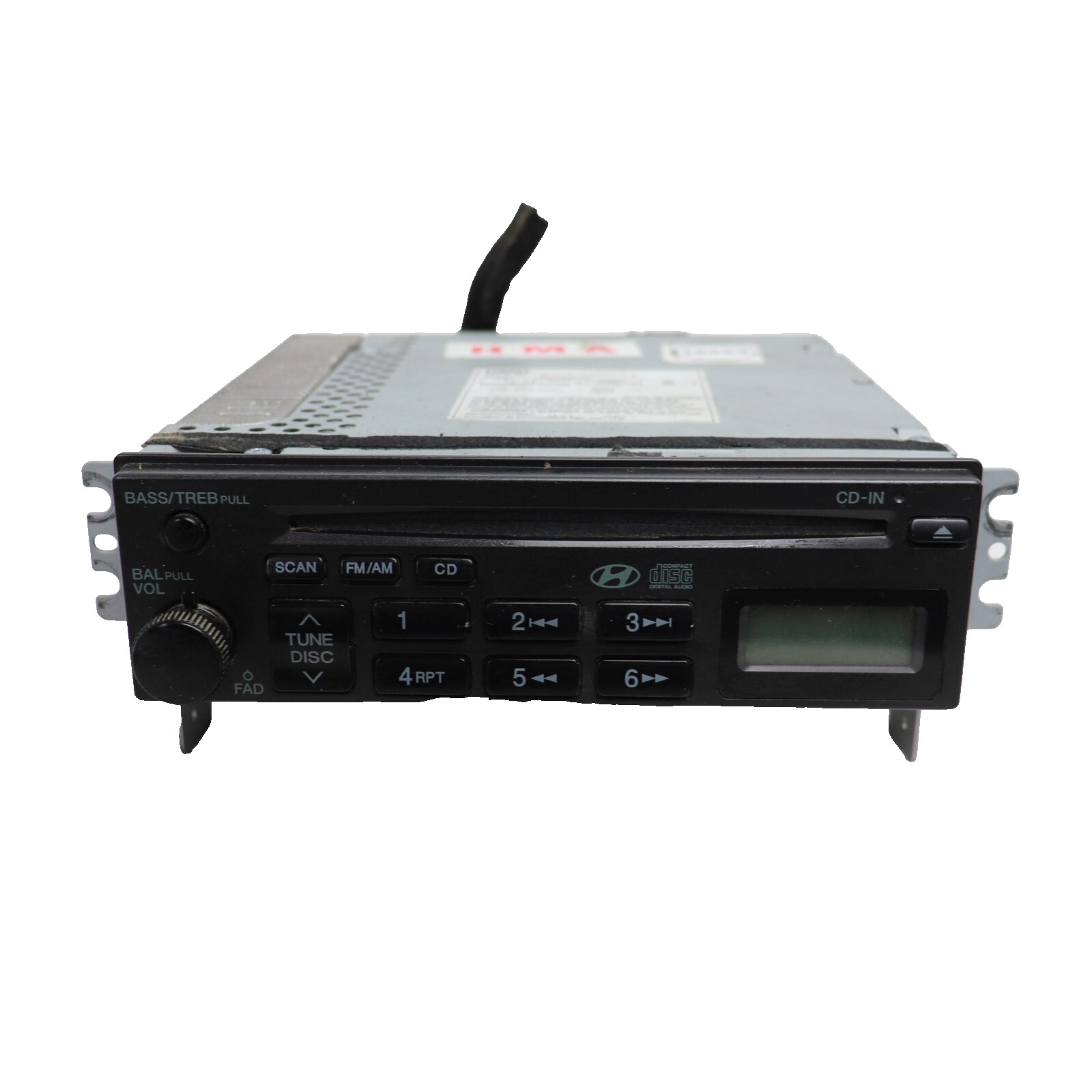 2006 Hyundai Factory CD FM/AM Radio Part No. 96160-2D101AX H-260JU