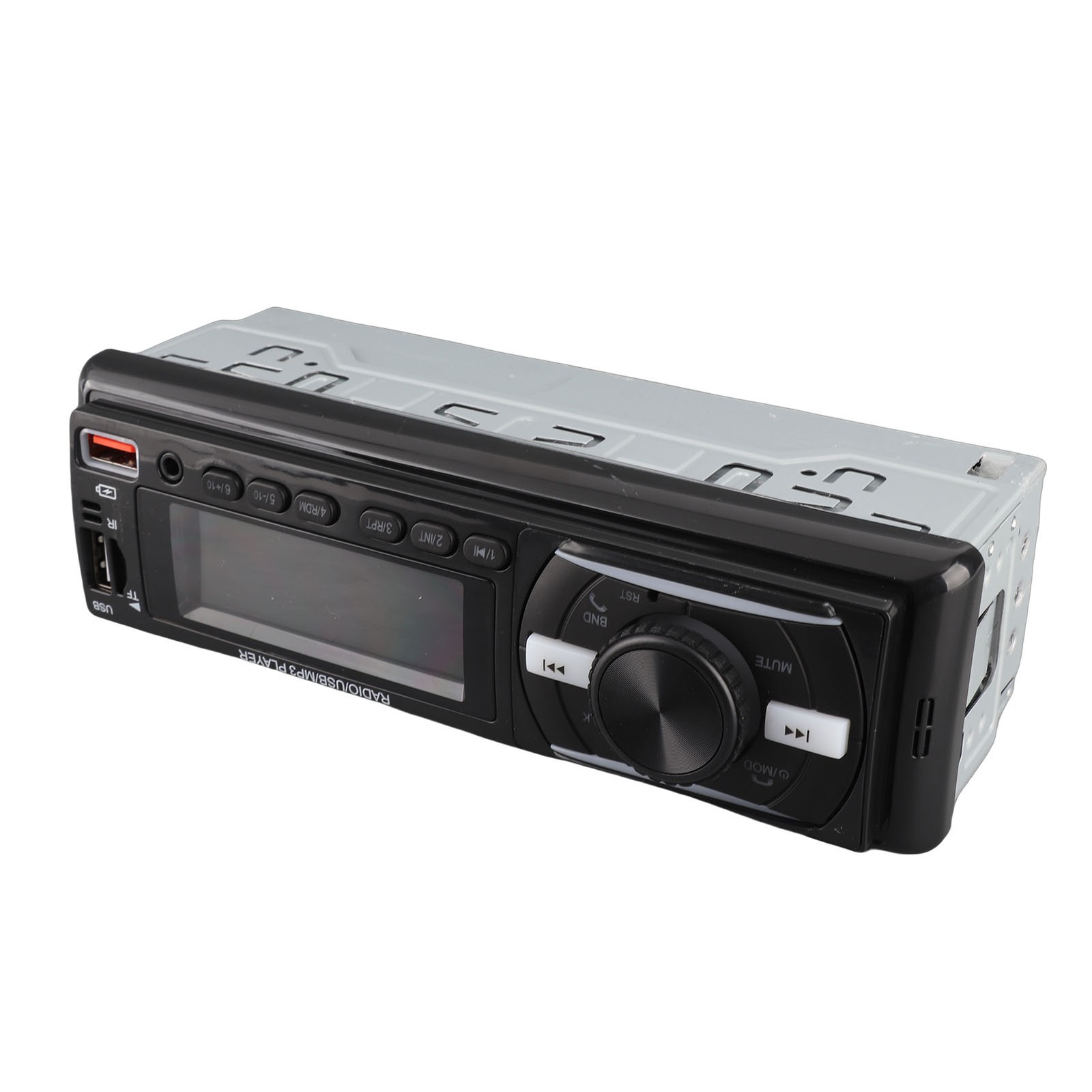 Single DIN Car Radio LCD Display Car Audio Player 60Wx4 High Power For Travel