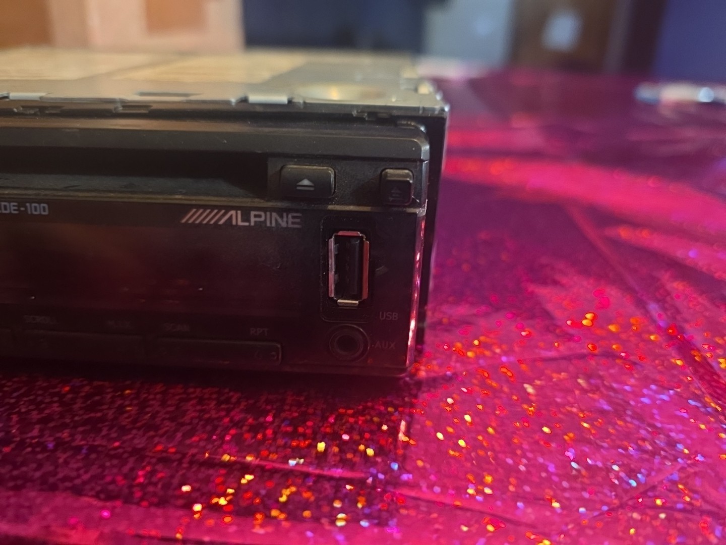 Alpine CDE-100 CD Player and MP3 In-Dash Receiver