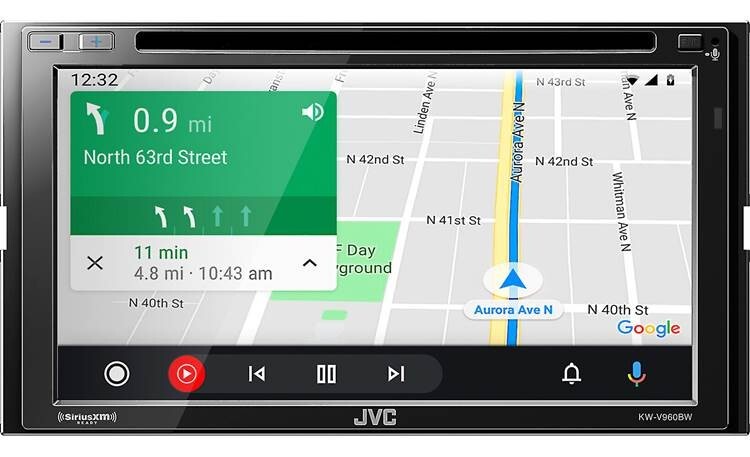 JVC KW-V960BW 6.8″ Car Monitor with DVD Receiver