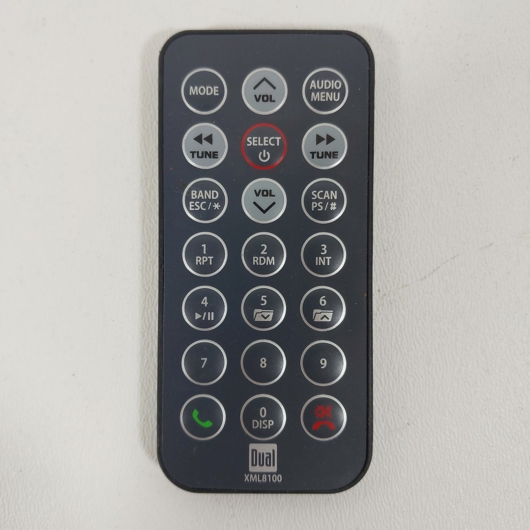 Original Dual XML8100 Remote Control OEM