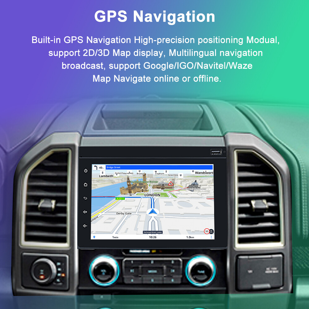 For 2004-08 Ford F150 Car Stereo Radio Carplay Android 13 GPS Navi WIFI 32GB CAM