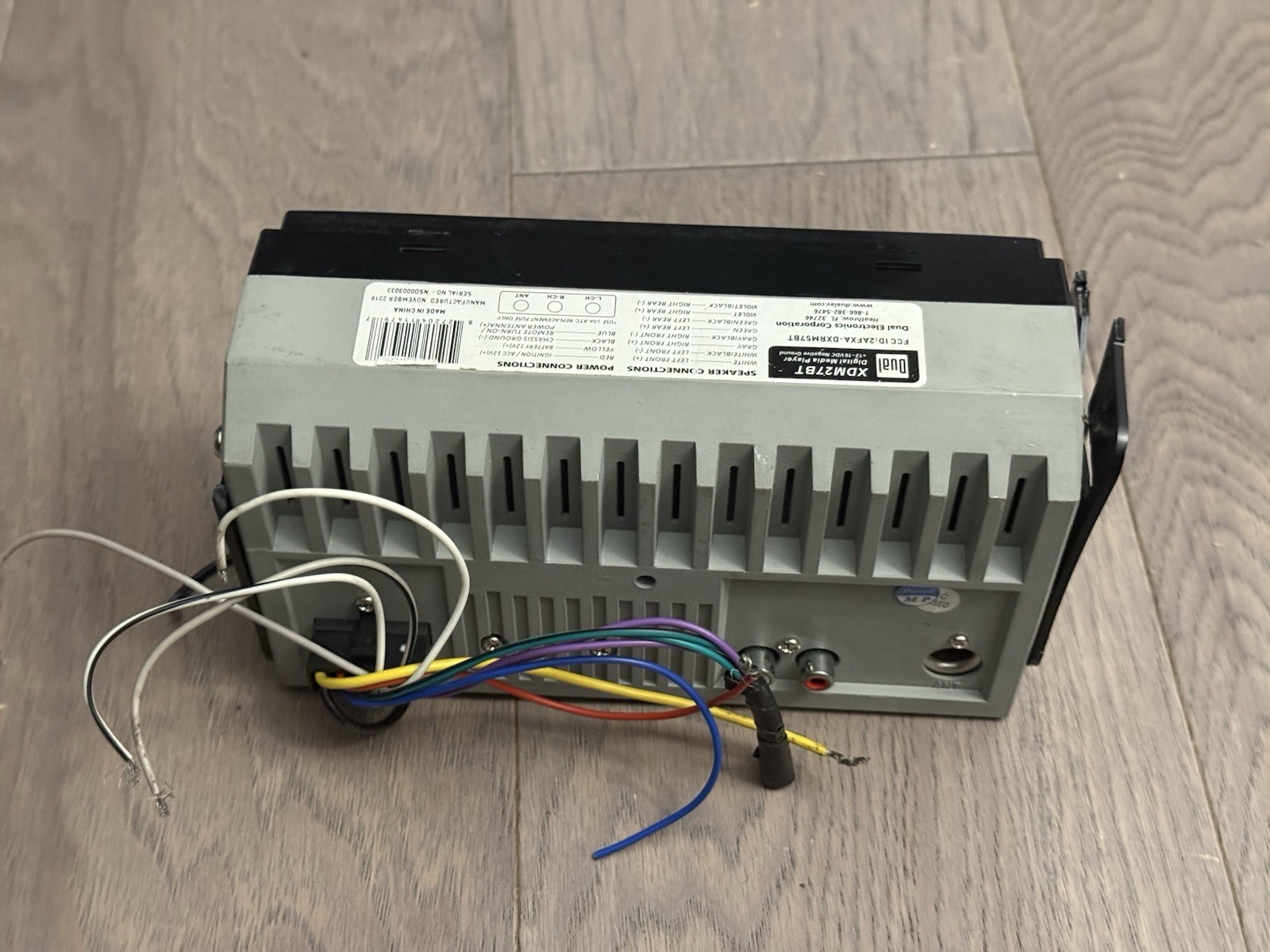Duel Radio Stereo Media Player 2 DIN XDM27BT Aftermarket Audio Tested