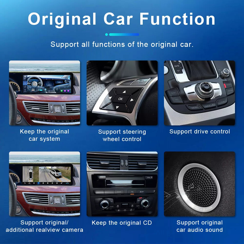 12.3″ Android Car Radio Stereo Carplay Multimedia For Benz S Class W221 2005-13