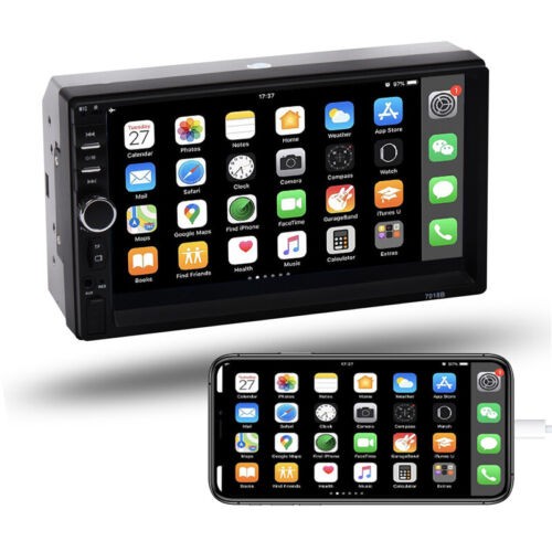 Car Radio For Apple/Andriod Carplay Car Stereo Touch Screen 2Din Camera