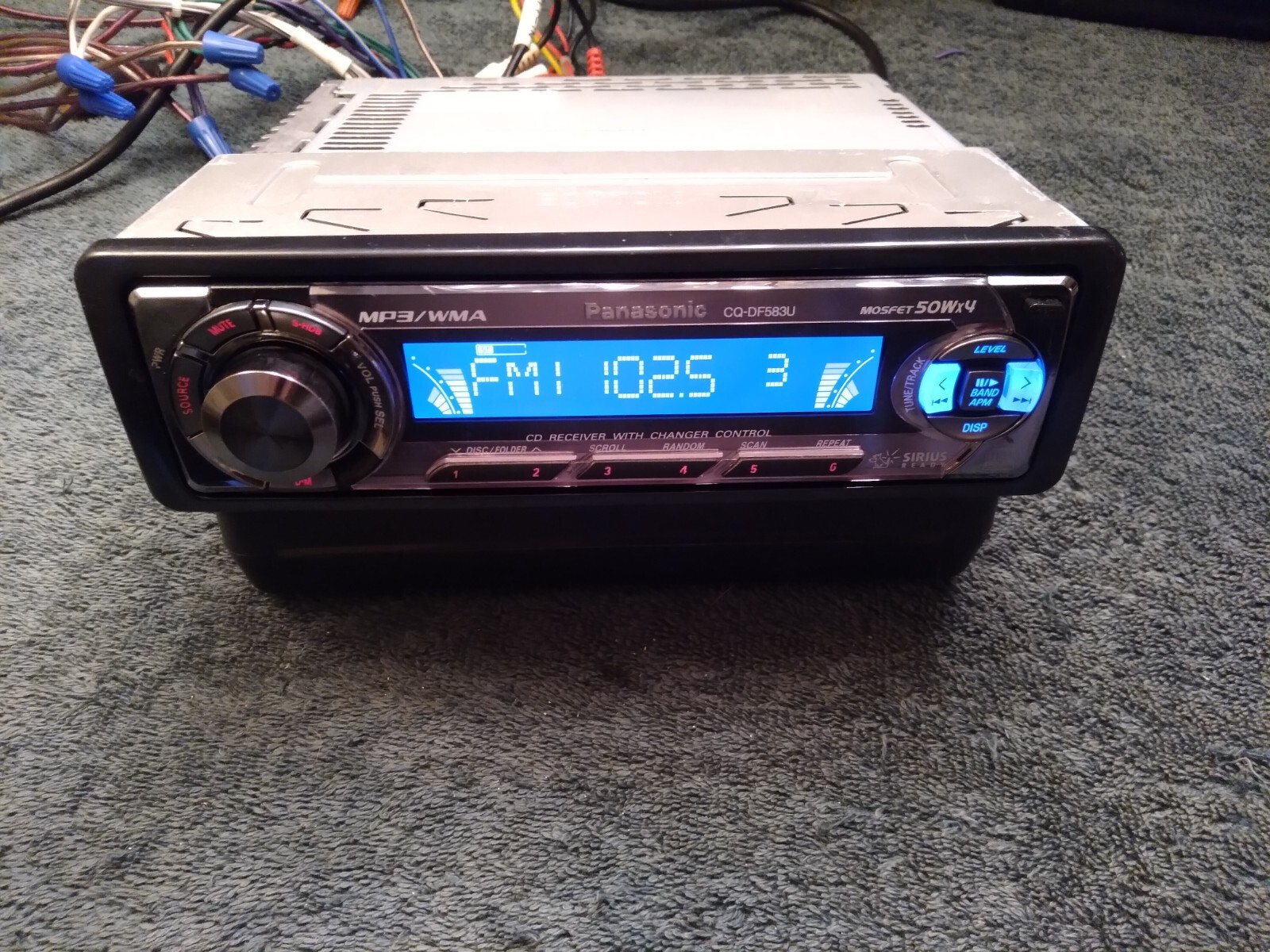 Panasonic CQ-DF583U, CD/MP3 Receiver, Tested !