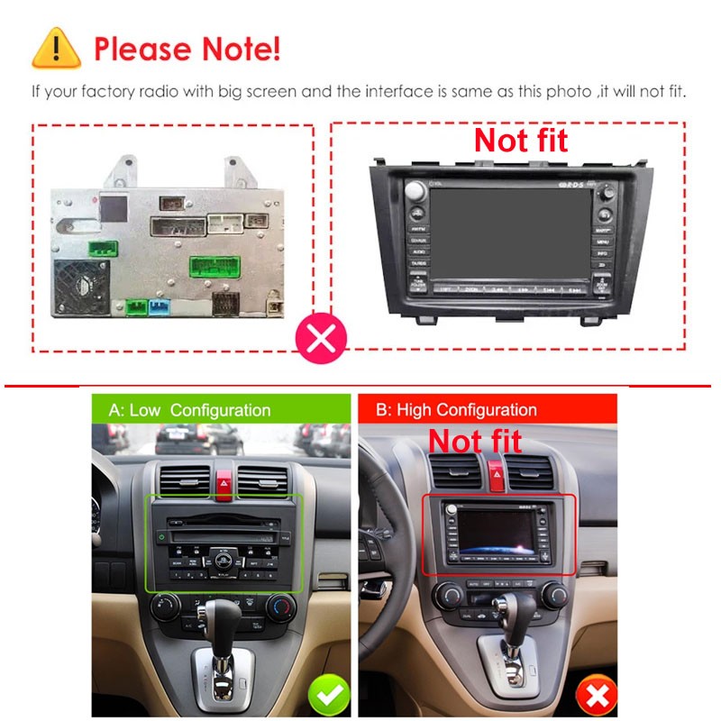 8 Core Audio Receivers Car Stereo for Honda CRV CR-V 2007 2008 2009 -2011 Radio