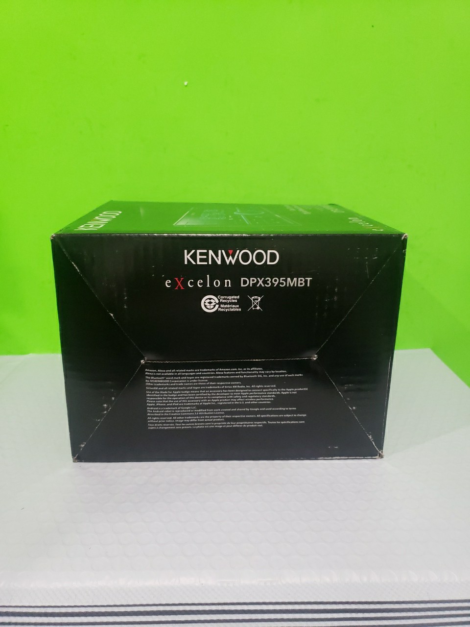 Kenwood DPX395MBT, Double DIN Bluetooth Digital Media Receiver w/ Front USB Open