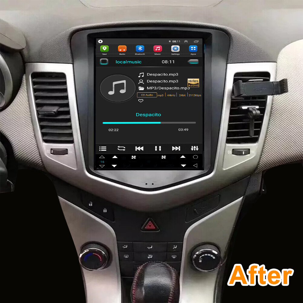 8G+128G Android 13 Car Multimedia Video Player For Chevrolet Cruze 2009-2022 BT