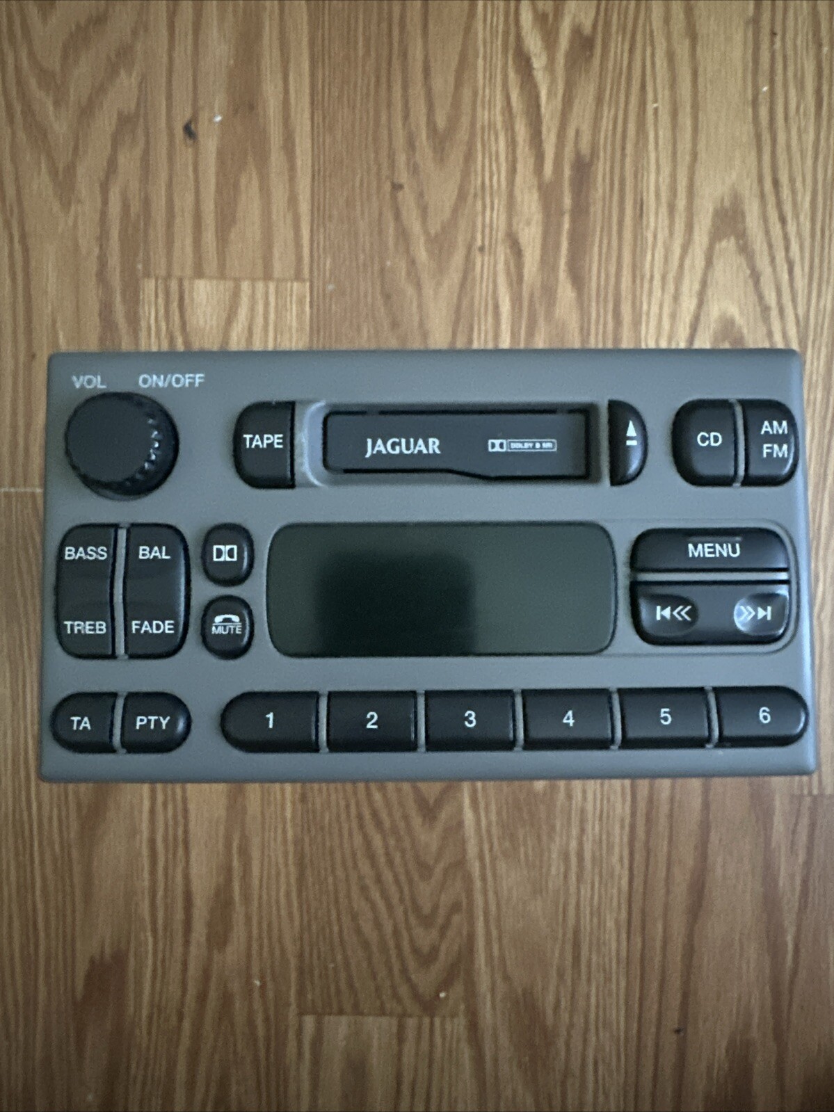 GRAY Jaguar S-Type cassette player radio stereo 00 01 02 XR8F-18K876-DHAGN