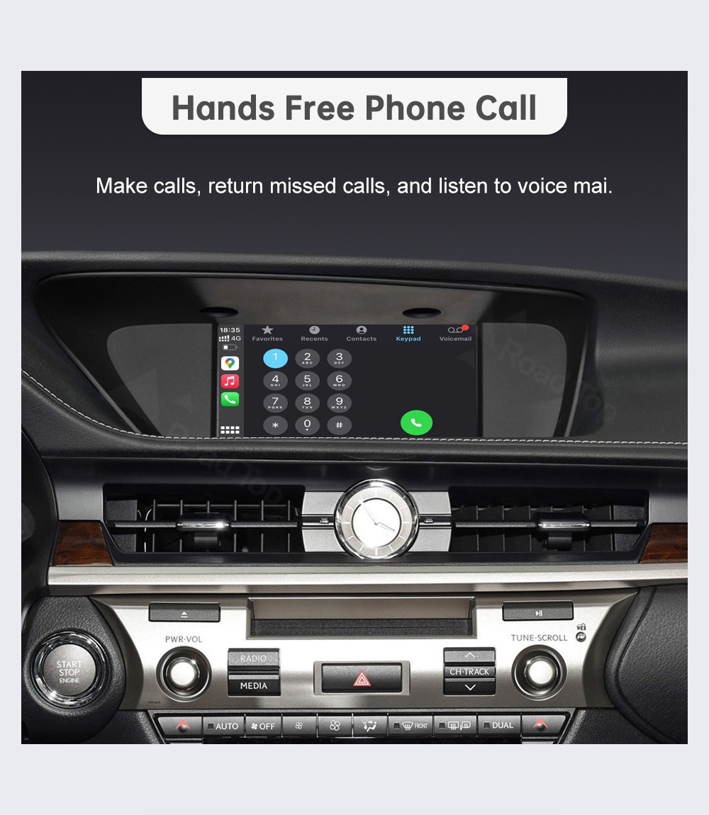 Wireless Carplay Android Auto Module For Lexus ES 2014-2019 Mirror Link AirPlay