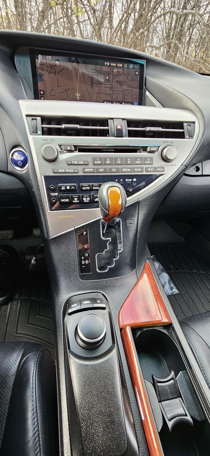 For Lexus RX RX350 RX450H 4+64G 10.25″ Car GPS Stereo Radio Android Navigation