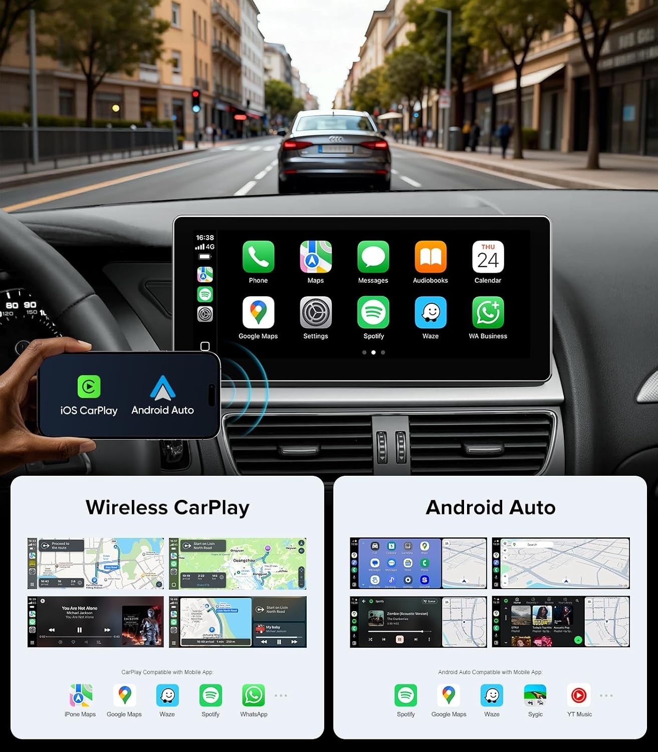 10.25″ Linux Stereo for Audi 2009-2016 w/ Touchscreen – READ FOR COMPATIBILITY