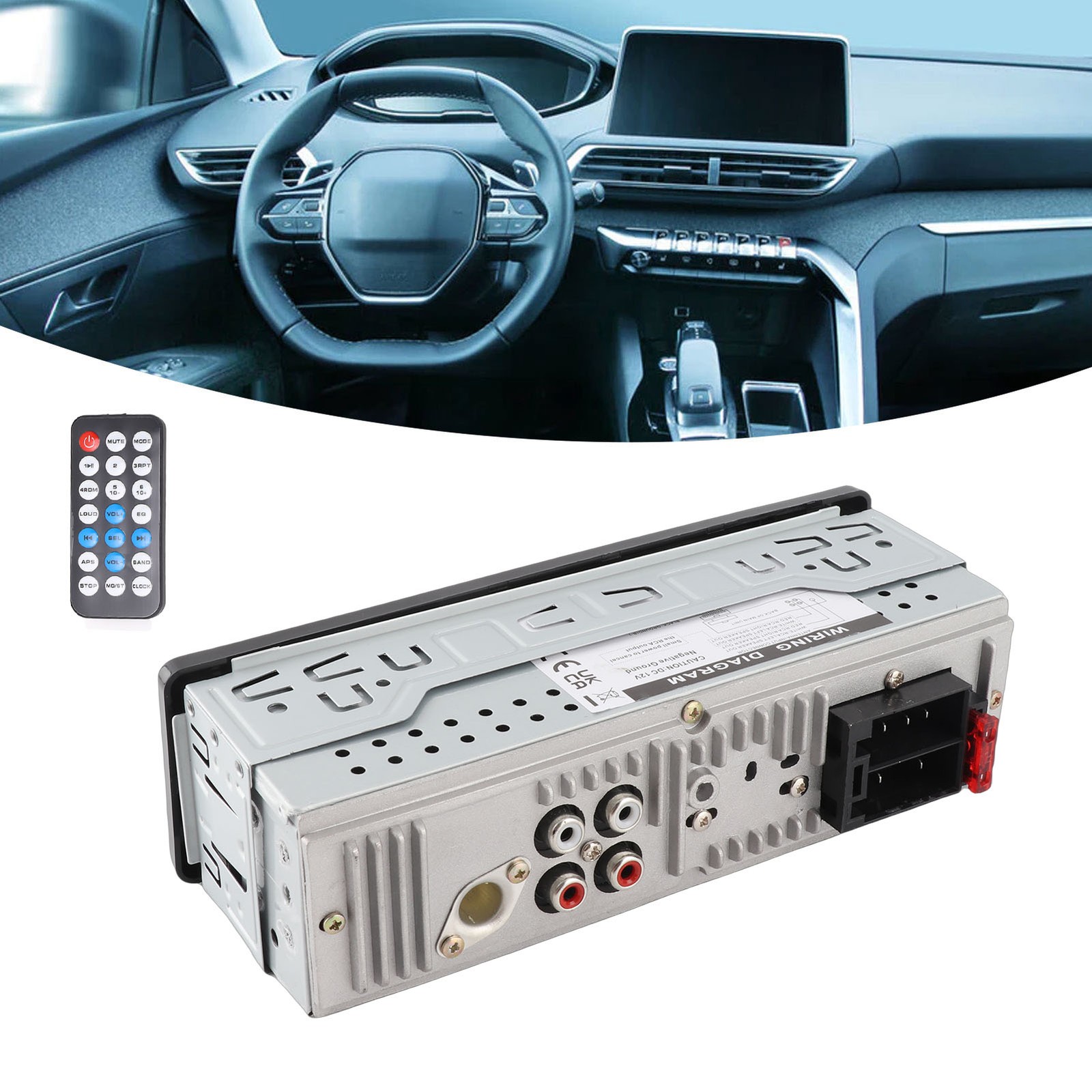 Car Radio AI Voice Control LED Display Dual Connection Handsfree USB2.0 Car SWGR