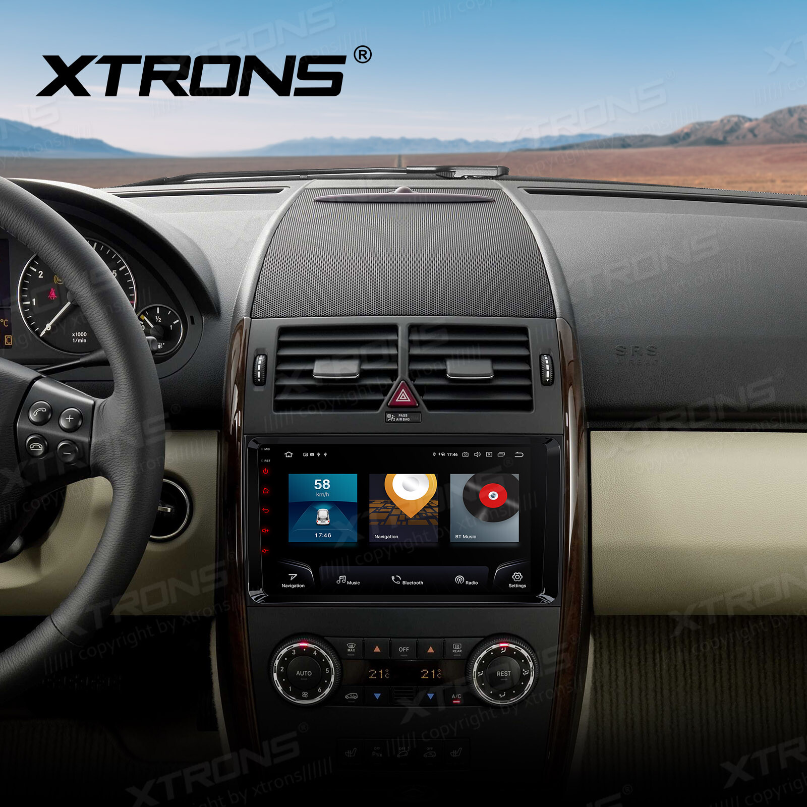 Android 13 Car Stereo Radio 256GB For Mercedes Benz W906 W169 W245 Sprinter 2500