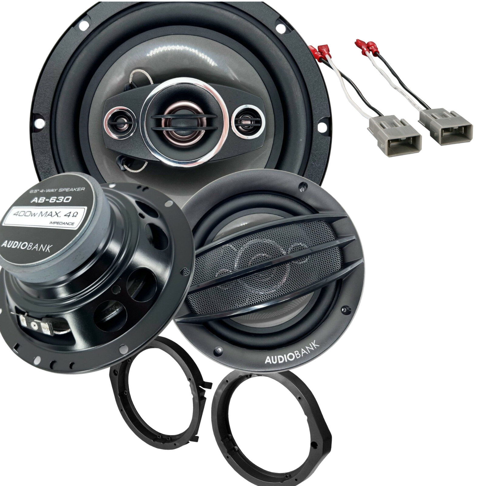 AUDIOBANK 4WAY 6.5 inch Front Speaker for Honda Civic 2006-2021