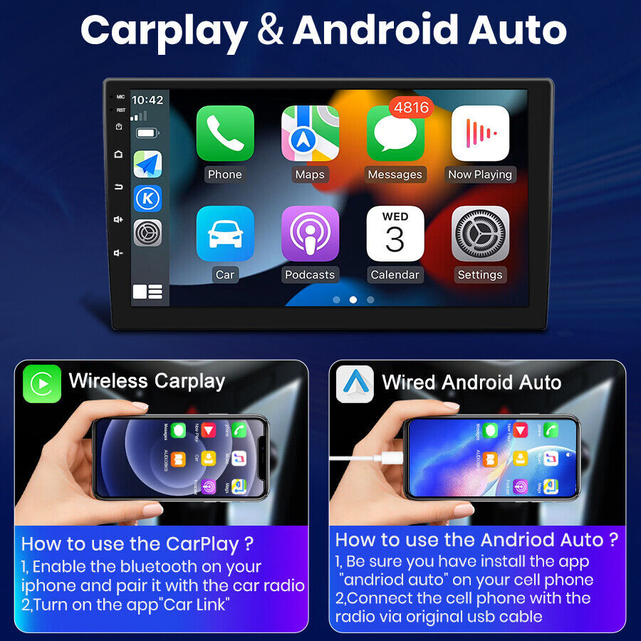 Car Stereo Radio For Mitsubishi Lancer 2008-2012 GPS Nav Android15 4+64G CarPlay