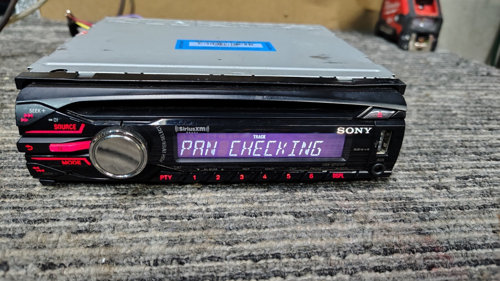 Sony CDX-GT57UP MP3/USB/CD Player In Dash Receiver Tested ✅