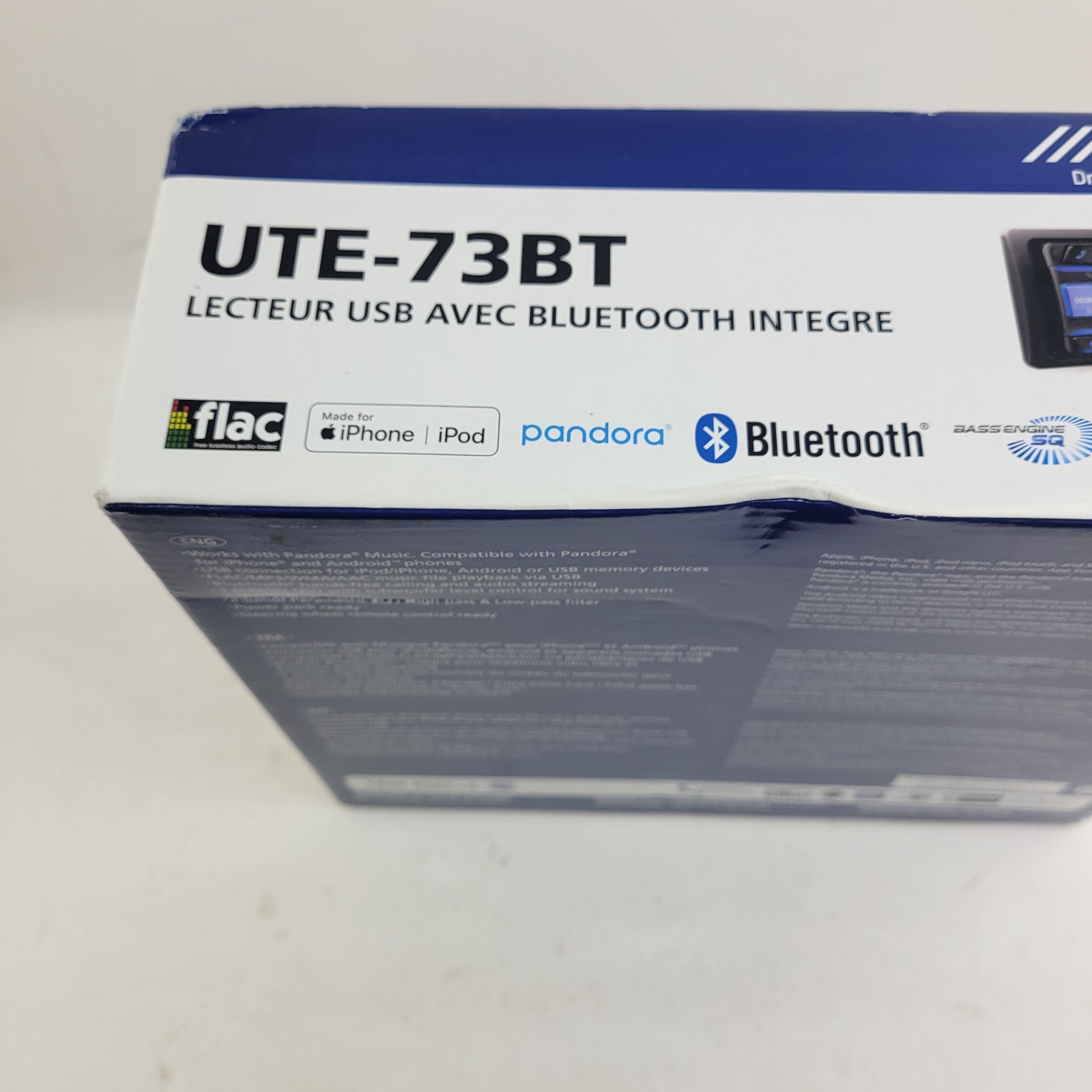 Alpine UTE-73BT Mech-less Digital Media Receiver with BT Wireless Technology New