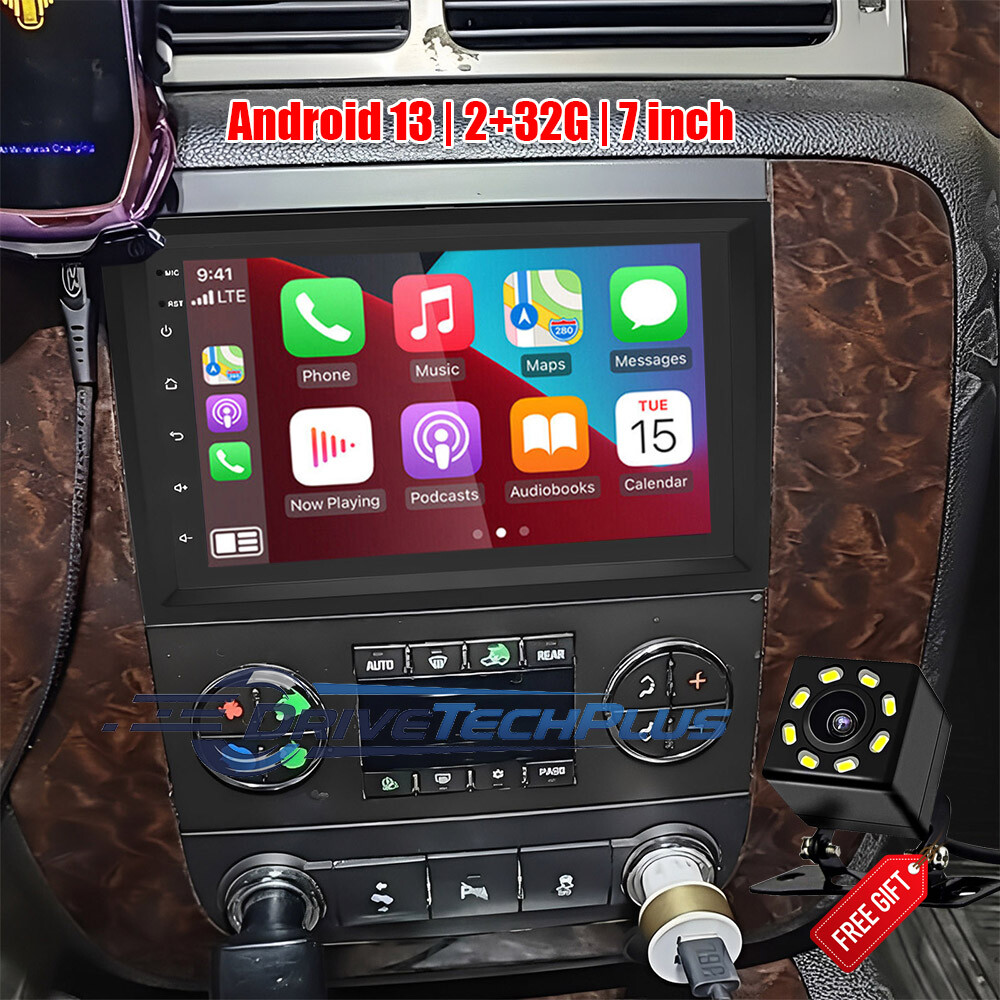Android 13 Radio estéreo para coche de 7″ Para GMC Yukon Chevy Silverado Sierra