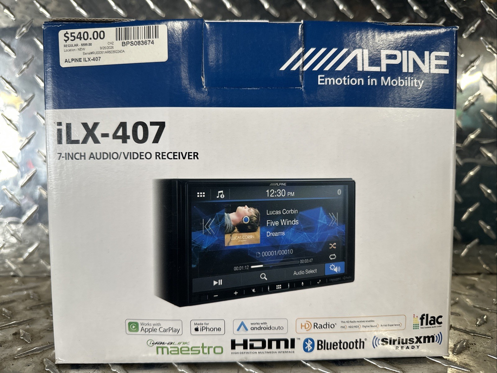 Alpine iLX-407 Shallow Chassis 7-Inch Multimedia Receiver with Apple Carplay …