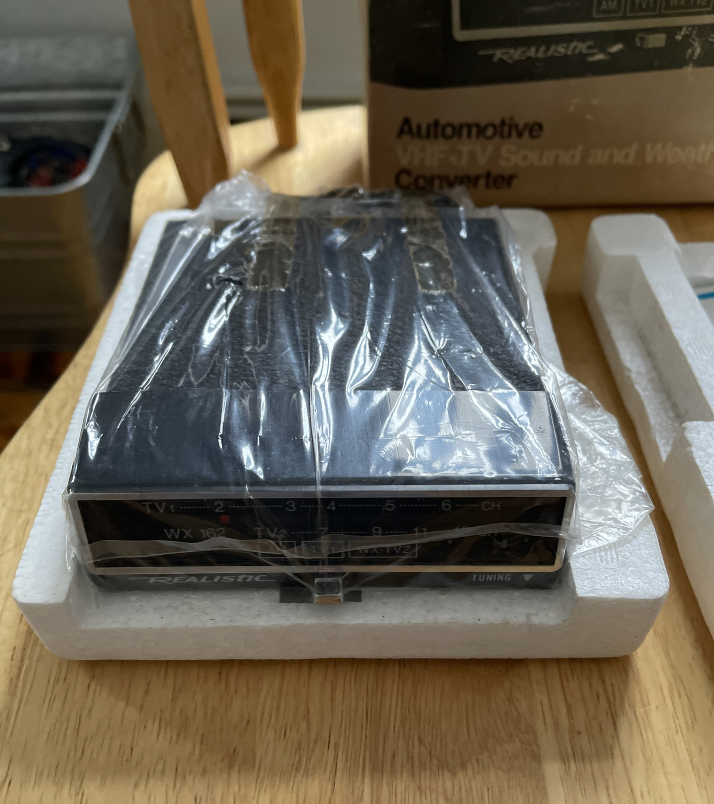 Realistic Automotive VHF-TV Sound & Weather Converter 12-1354, NEW IN BOX