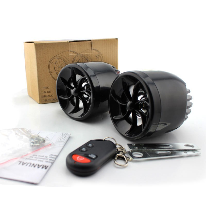 2PCS Motorcycle Audio MP3 With FM radio USB TF AUX in Bluetooth Waterproof IPX4