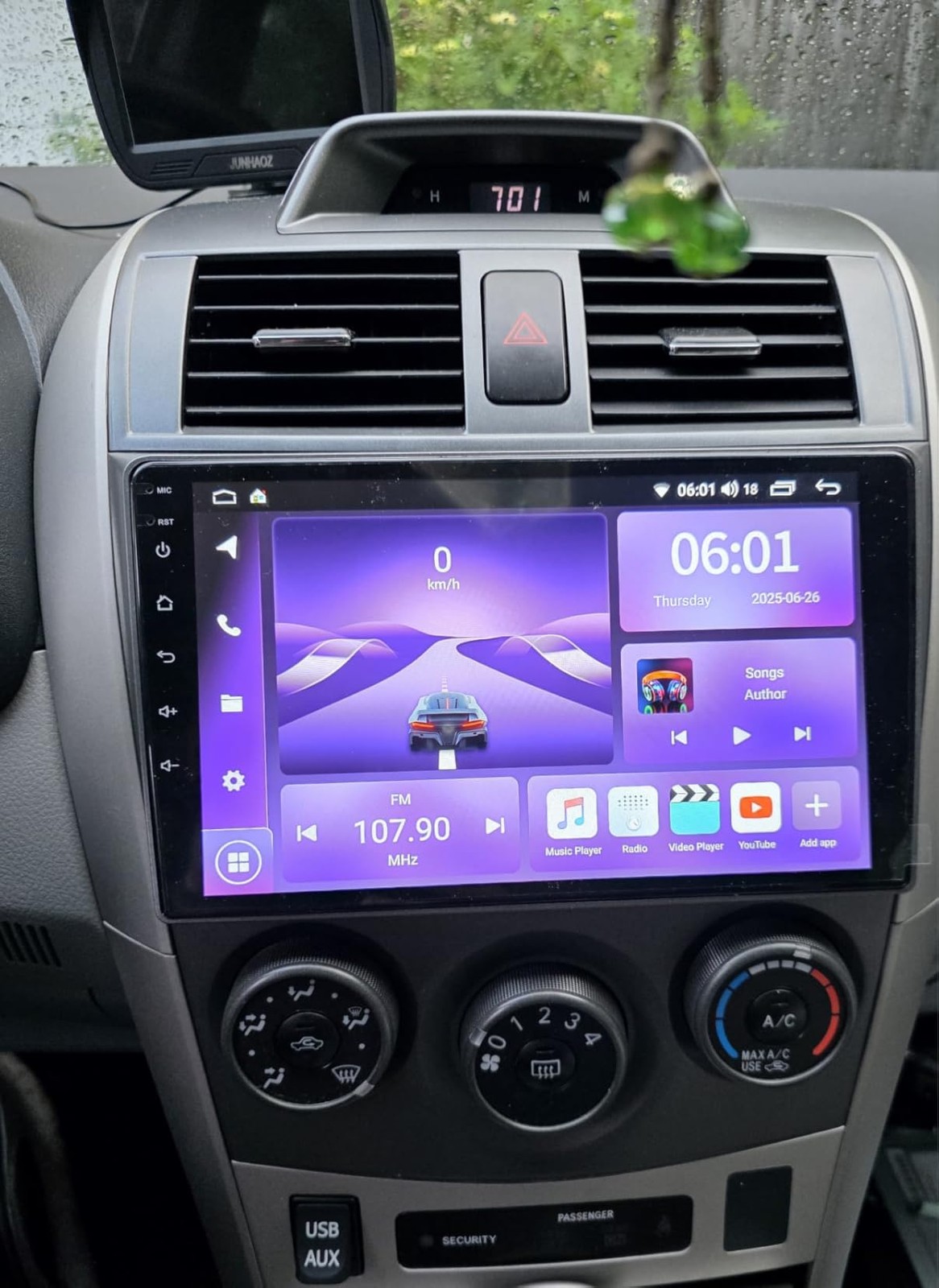 For 2009-2013 Toyota Corolla Radio Carplay Stereo Backup Cam 4+64G 9in Head Unit
