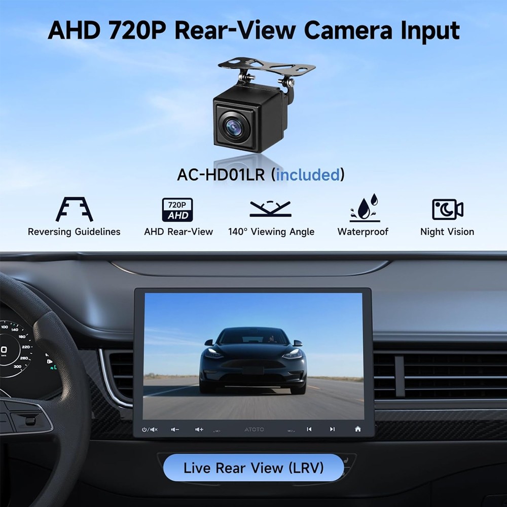 ATOTO FlexView Pro Floating Car Stereo Android GenAI 10″ GPS Radio Backup Camera