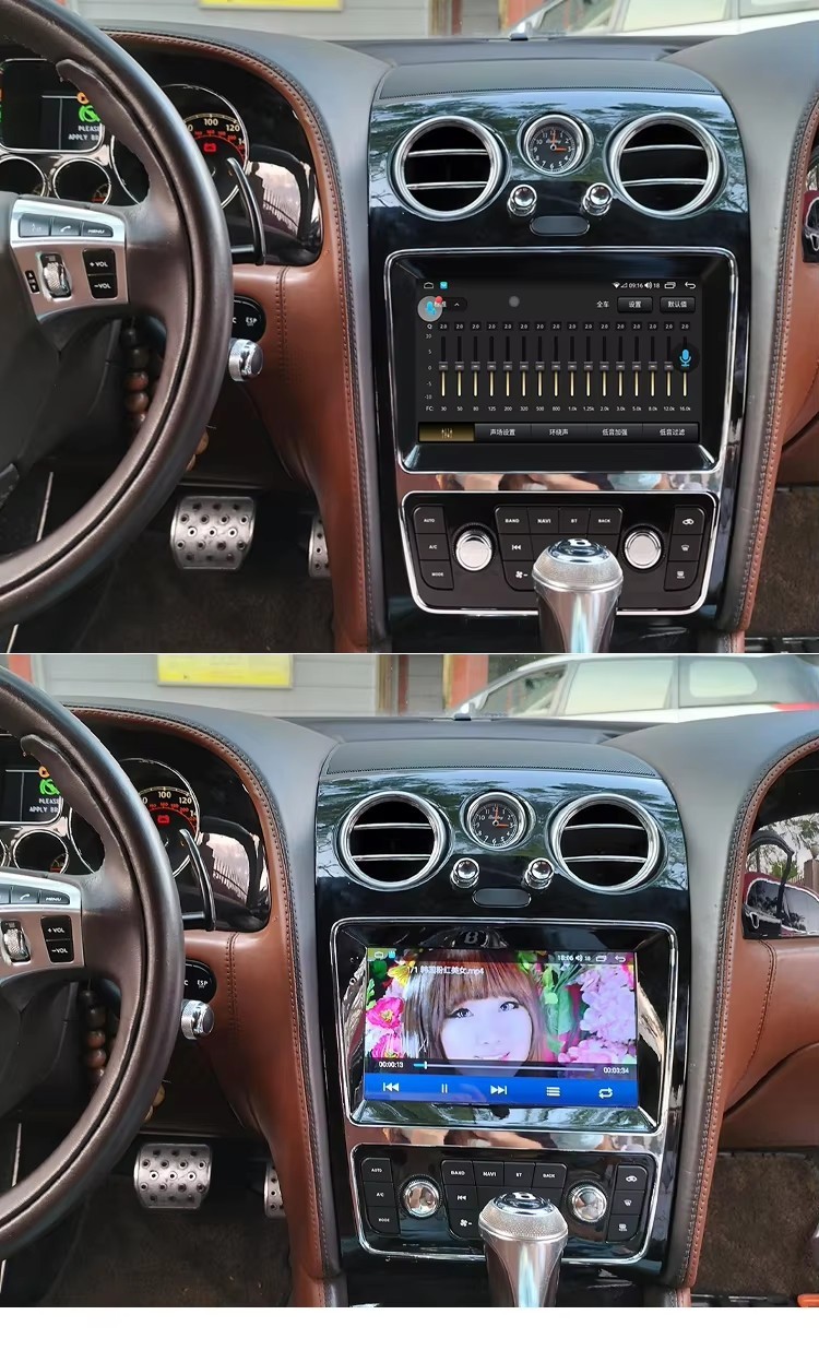 9″ Stereo CarPlay 4+64GB For 05-12 Bentley Flying Spur Continental GT Car Radio