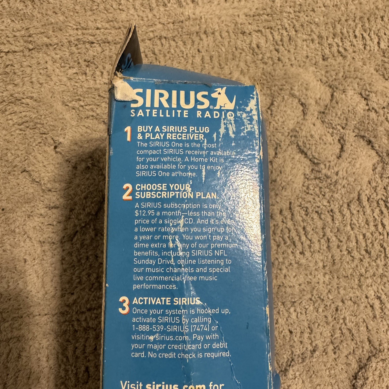 Sirius Satellite Radio Sirius One SV1 All In One with Remote Control New Sealed