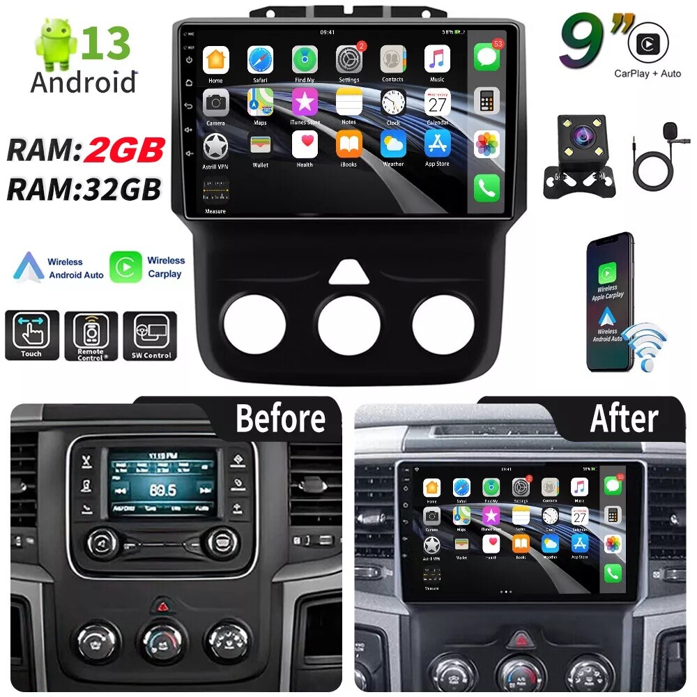 Naifay Android Car Stereo For Dodge Ram 1500 2500 3500 2013-2018