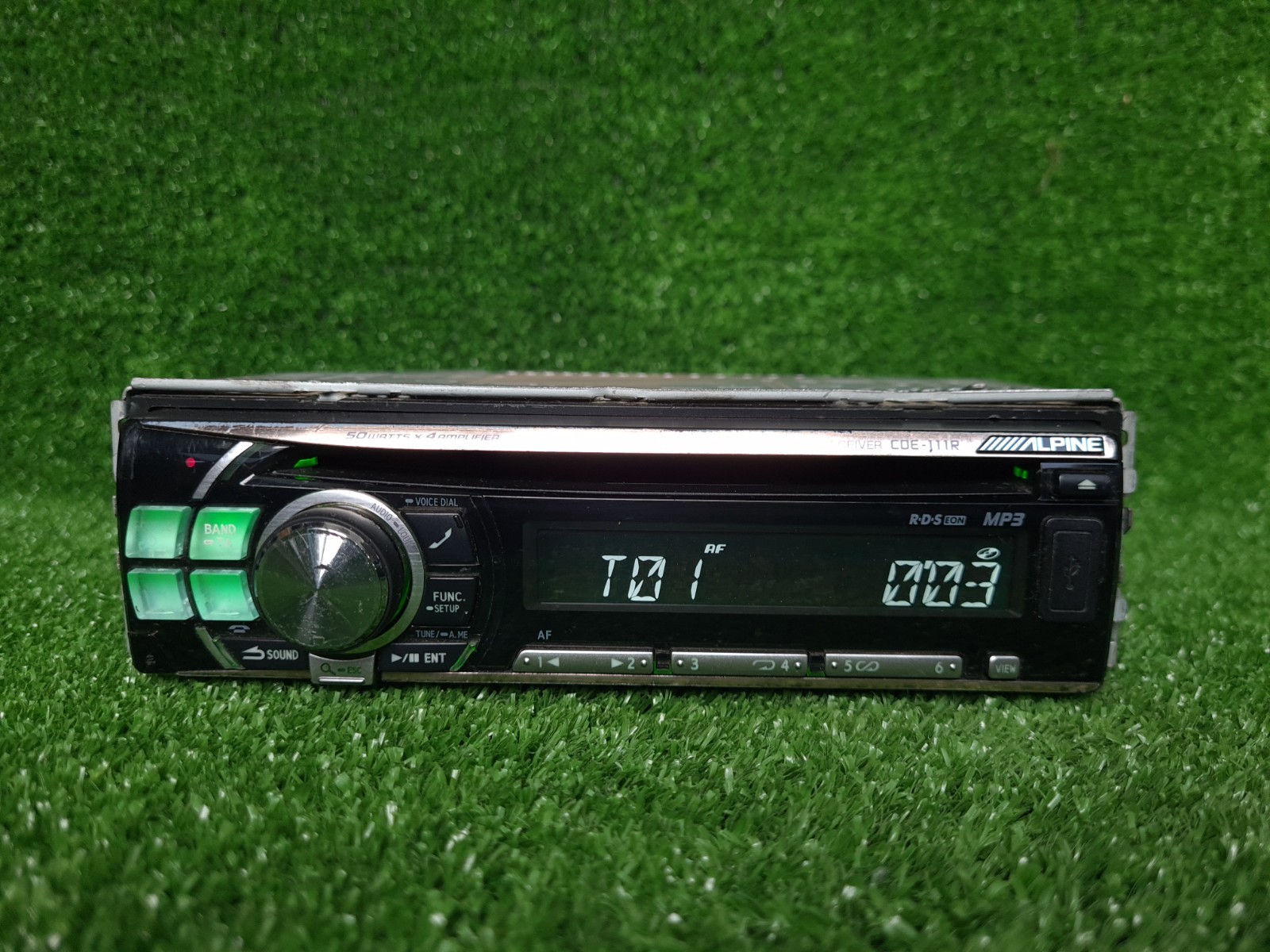 Alpine Cde111r Alpine Cd-111r Original Car Radio
