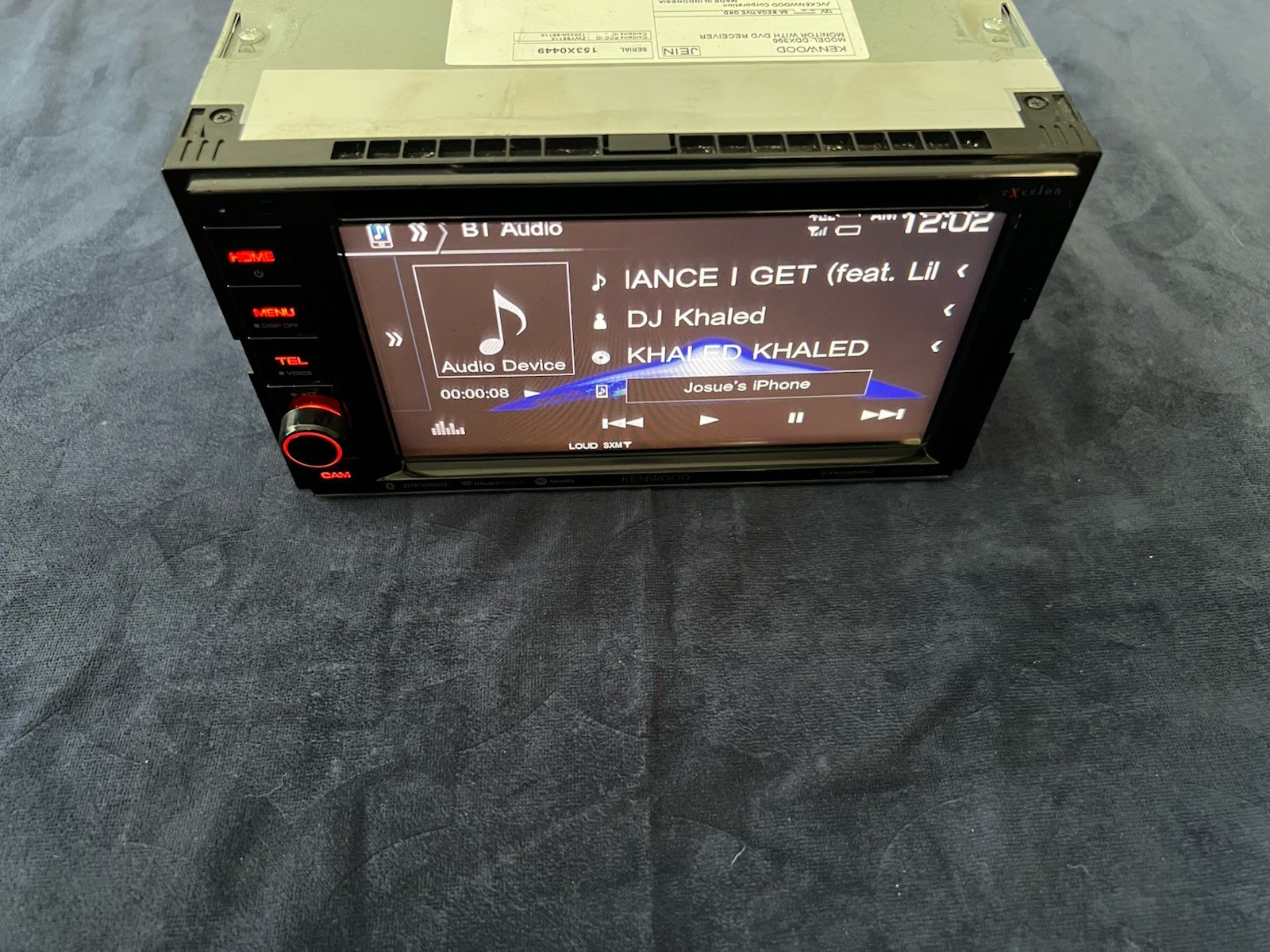 ⭐️Pre-Owned,TESTED⭐️ Kenwood BT|USB|CD|DVD|AM/FM-(DDX396)