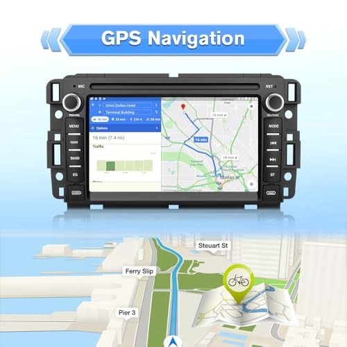 4Core 64GB Car Radio for Chevy Silverado 1500 Tahoe GMC Sierra Acadia 2GB+64GB