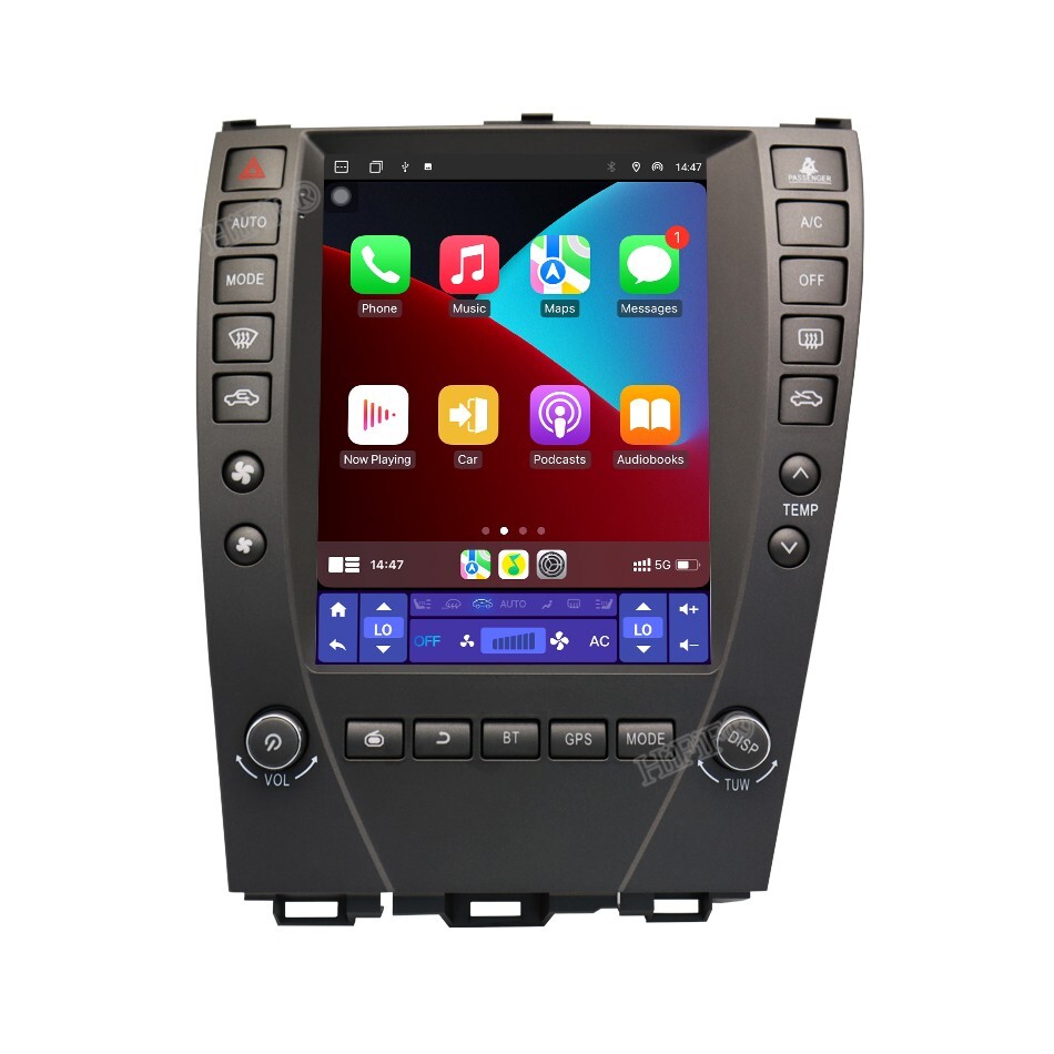 For Lexus ES ES240 ES300 ES330 ES350 2006-2012 For Tesla Style Screen Car Radio